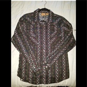 Ugly Shirt Brand Skulls Rockabilly Pearl Snap NWOT